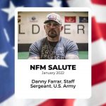 NFM Salute - January 2022 / Danny Farrar, Staff Sergeant, U.S. Army